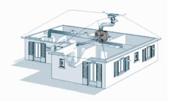 戶(hù)式單向流新風(fēng)換氣方案