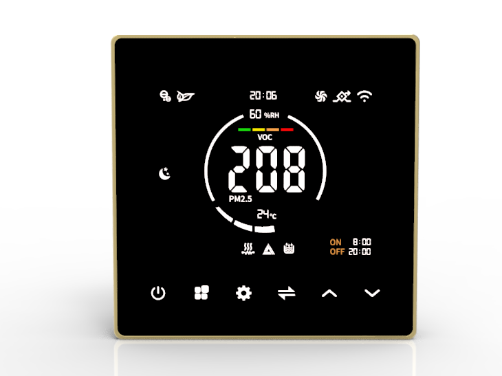 新風(fēng)機液晶感應控制器KZ19 新風(fēng)機液晶感應控制器KZ19